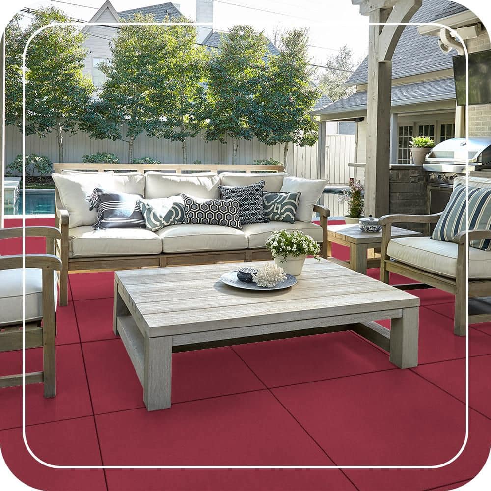BEHR PREMIUM #HDC-CL-04 Textured Low-Lustre Enamel Interior/Exterior Porch and Patio Anti-Slip Floor Paint (3)