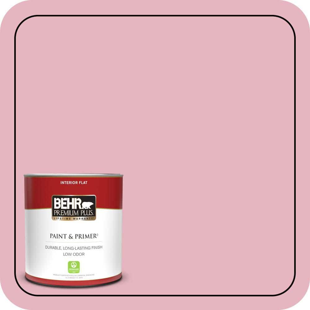 BEHR PREMIUM PLUS #M140-3 Premium Pink Enamel Low Odor & Primer (1)