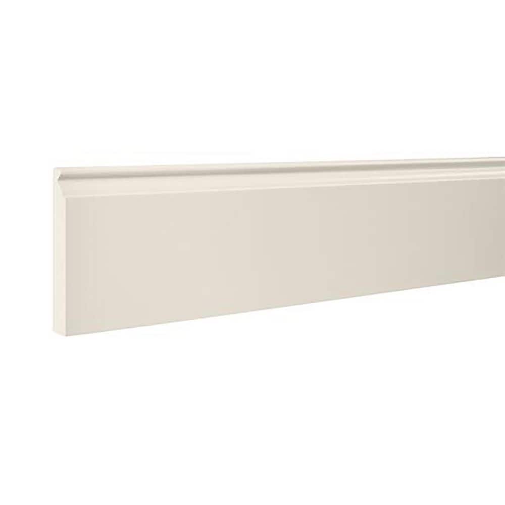Hampton Bay Avondale/Leyton 4.5 in. W x 91.5 in. H Base Moulding in Antique White