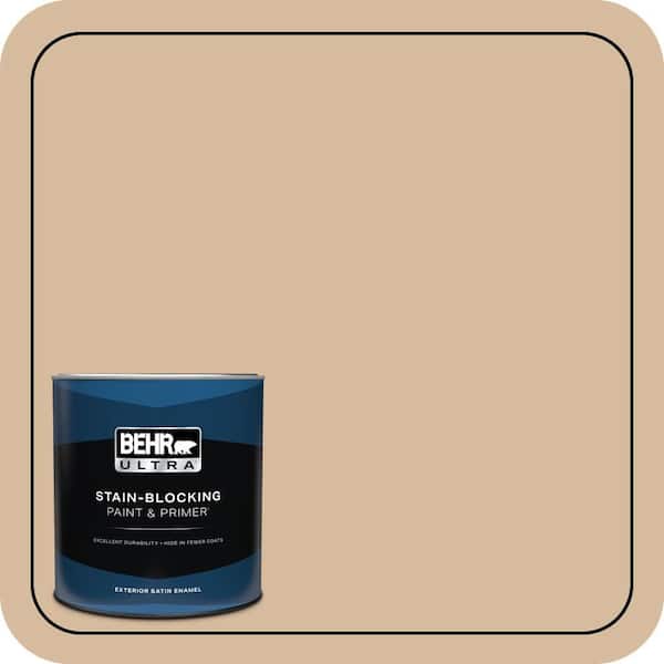 BEHR ULTRA 1 qt. #T18-06 Kombucha Satin Enamel Exterior Paint & Primer (2)