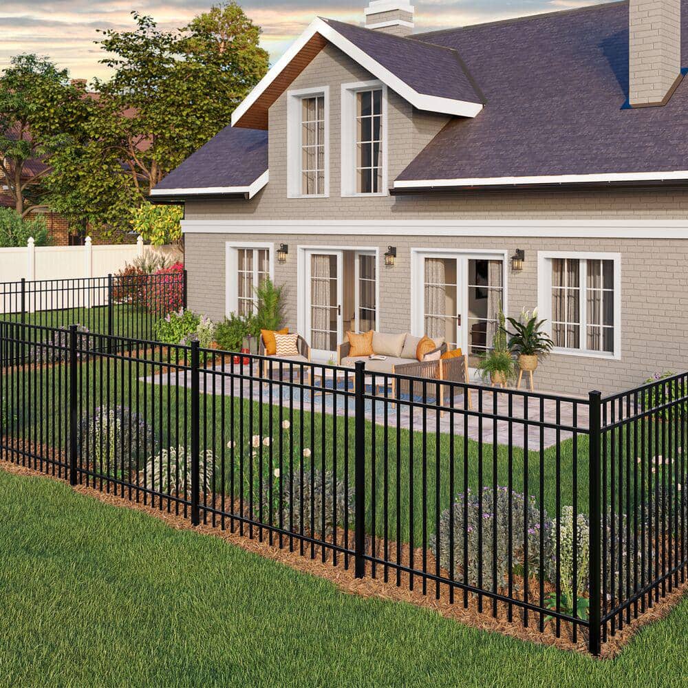 TuffBilt Mitchell Aluminum Fence Corner Post (2)