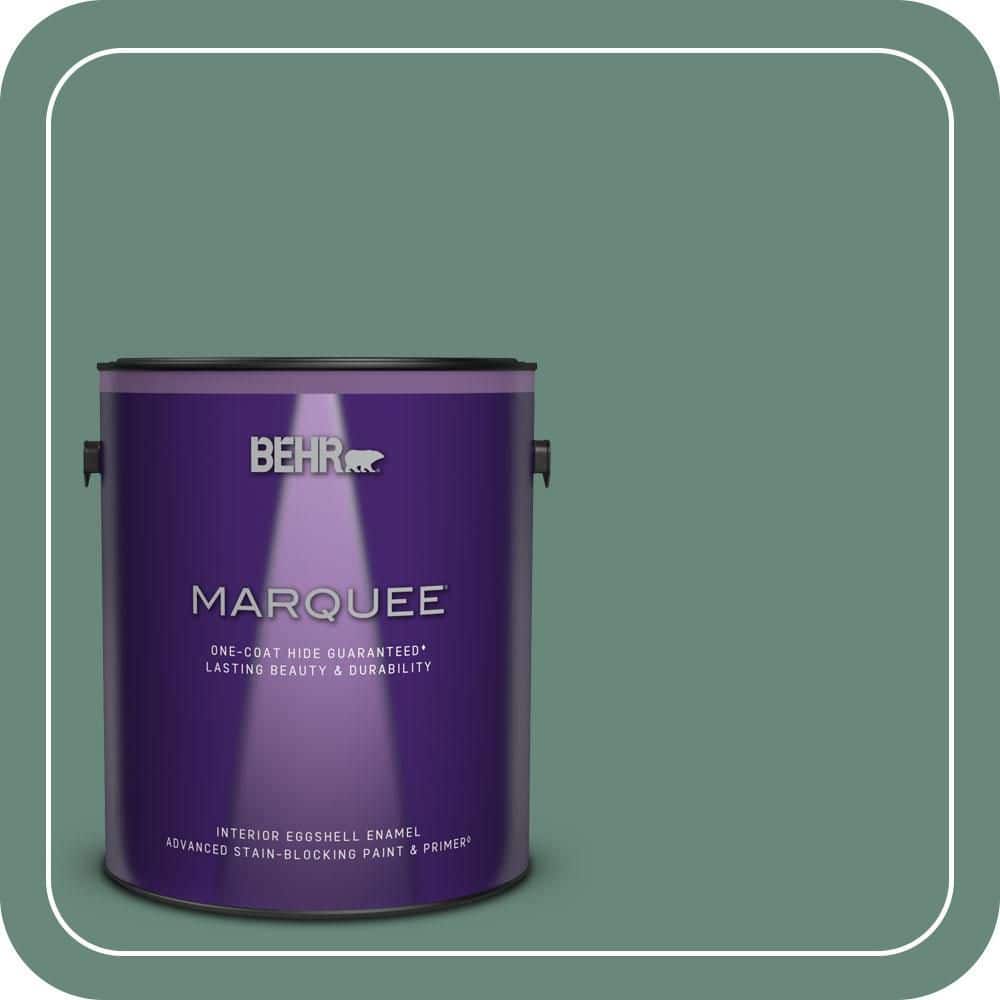 BEHR MARQUEE 1 gal. #470F-5 Garland Eggshell Enamel Interior Paint & Primer