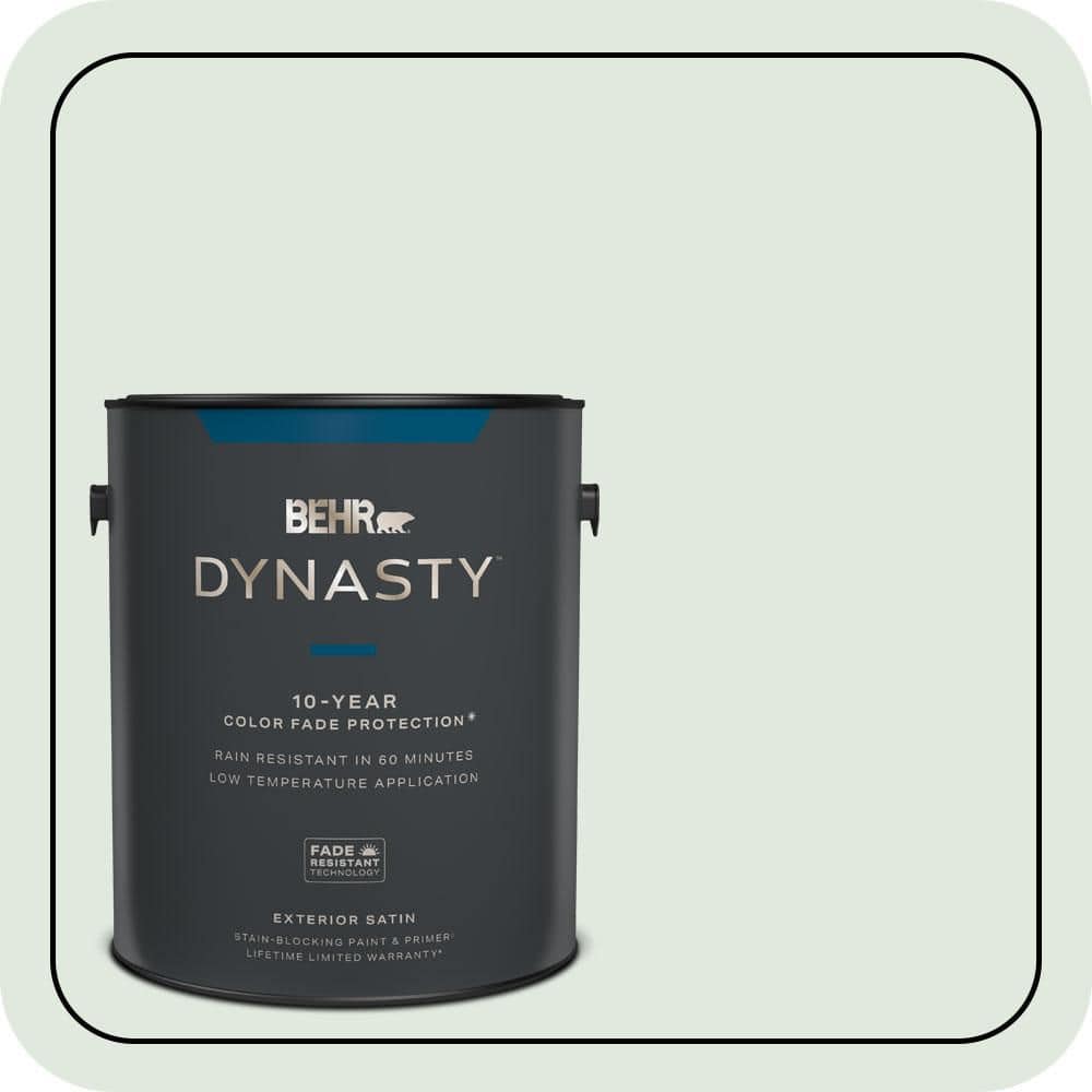 BEHR DYNASTY 1 gal. #450E-1 Shimmer Satin Enamel Exterior Stain-Blocking Paint & Primer