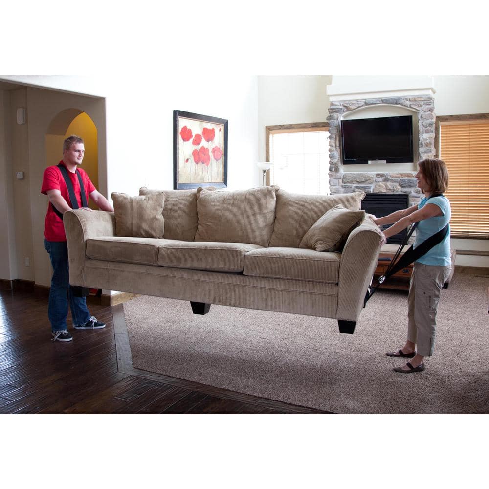 SHOULDER DOLLY ShoulderDolly 12 ft L x 5 in. W Moving Straps for items up to 800 Lb (4)
