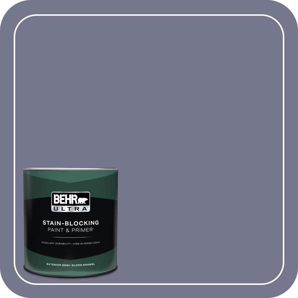 BEHR ULTRA 1 qt. #630F-5 Vintage Semi-Gloss Enamel Exterior Paint & Primer