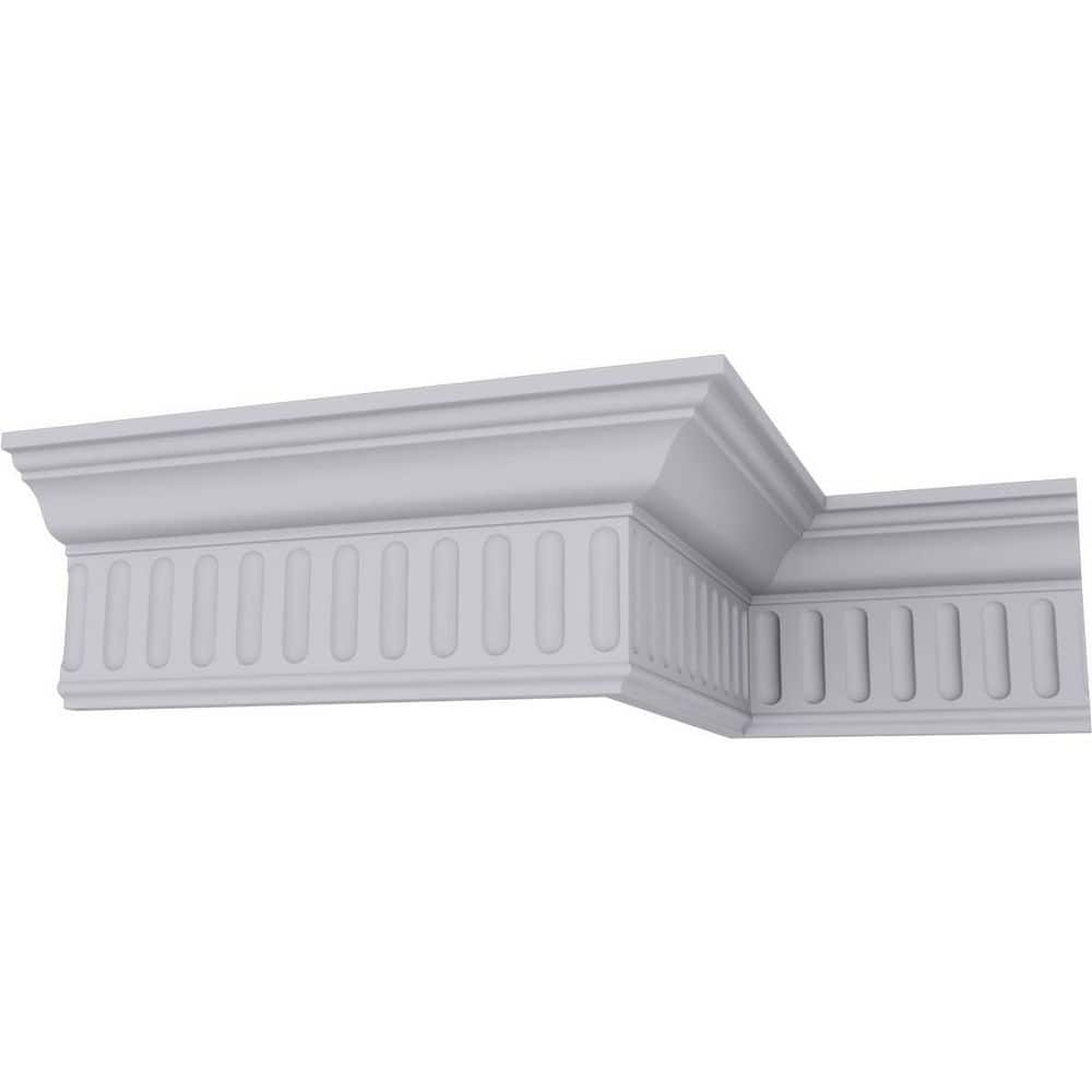 Ekena Millwork 2-1/4 in. x 4 in. x 94-1/2 in. Polyurethane Viceroy Crown Moulding (1)