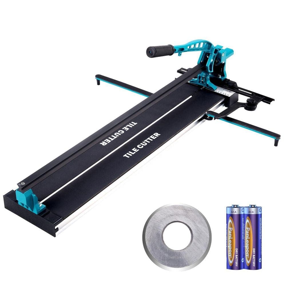 Laybus 32 in. Manual Tile Cutter, Porcelain Ceramic Tile Cutter with Tungsten Carbide Cutting Wheel, Infrared Positioning (1)