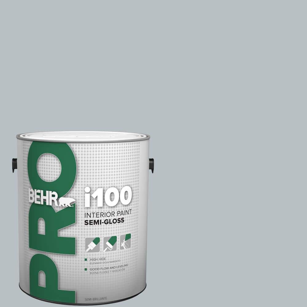 BEHR PRO 1 gal. #750E-3 Skyline Steel Semi-Gloss Interior Paint