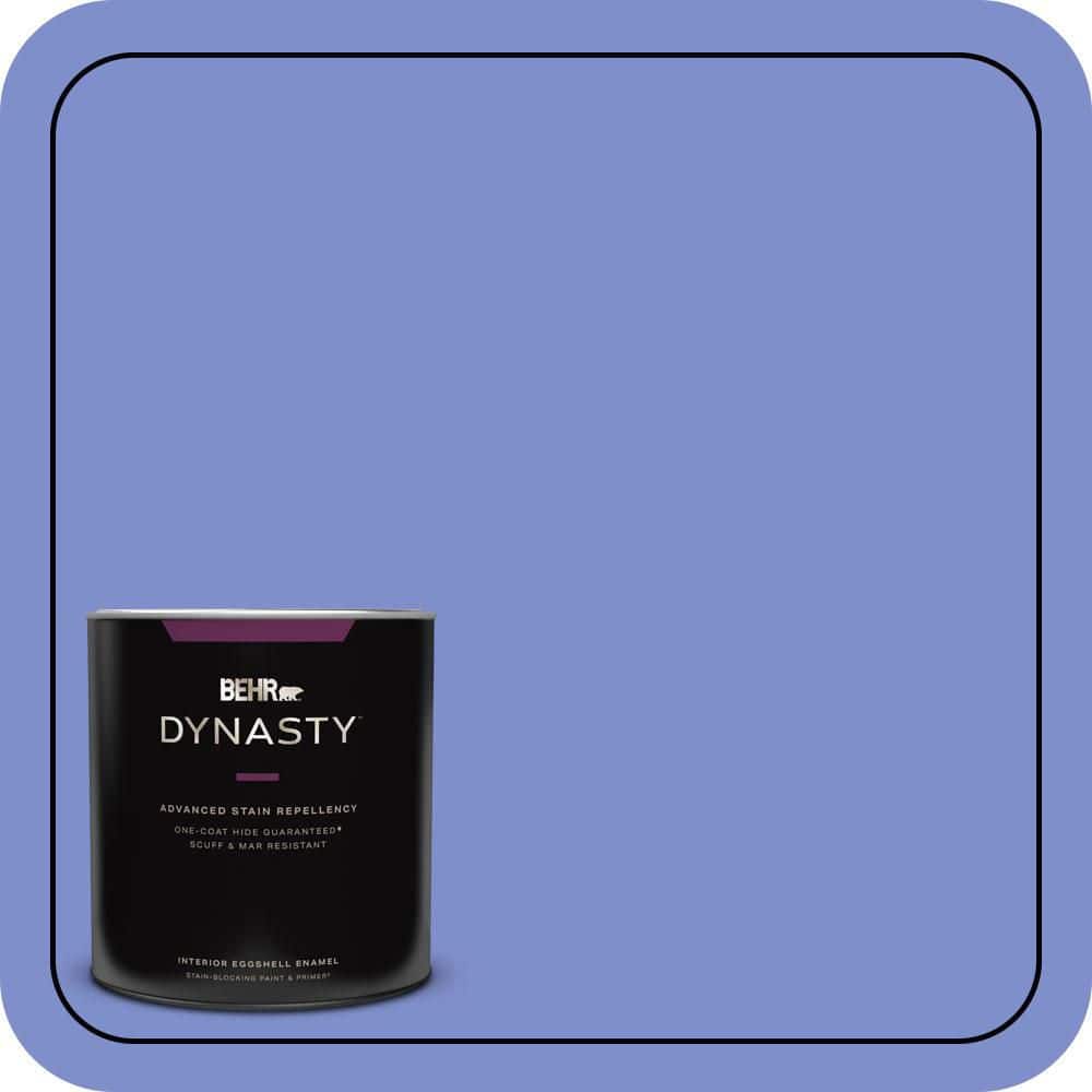 BEHR DYNASTY 1 qt. #P540-5 Pansy Garden Eggshell Enamel Interior Stain-Blocking Paint and Primer