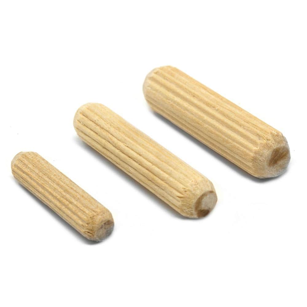 WEN Fluted Dowel Pin Variety Bucket with 1/4 in., 5/16 in., and 3/8 in. Woodworking Dowels (400-Piece) (3)