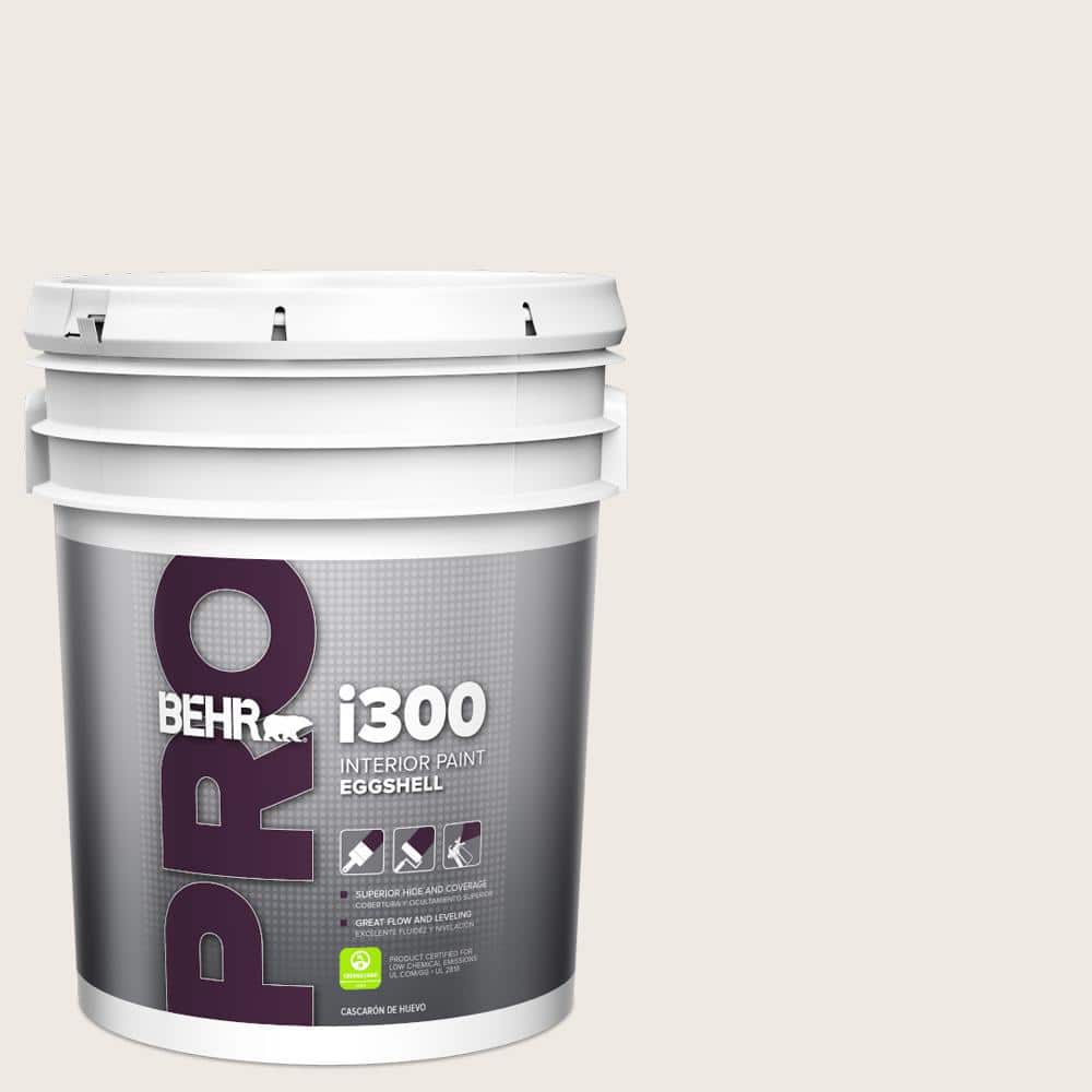 BEHR PRO 5 gal. #BWC-06 Solid Opal Eggshell Interior Paint
