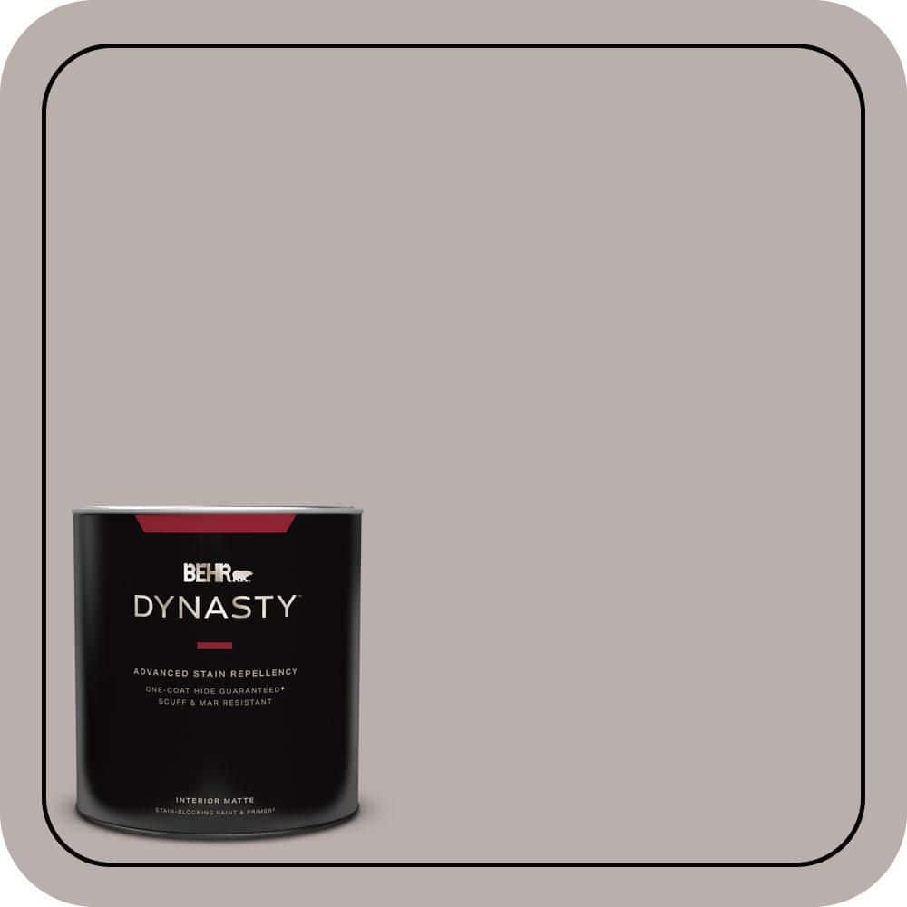 BEHR DYNASTY 1 qt. #PPU17-11 Vintage Mauve Matte Interior Stain-Blocking Paint & Primer