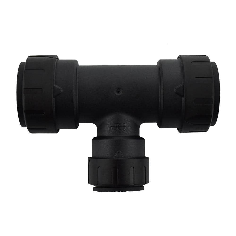 SharkBite ProLock 3/4 in. x 3/4 in. x 1/2 in. Push-To-Connect Plastic Reducing Tee Fitting