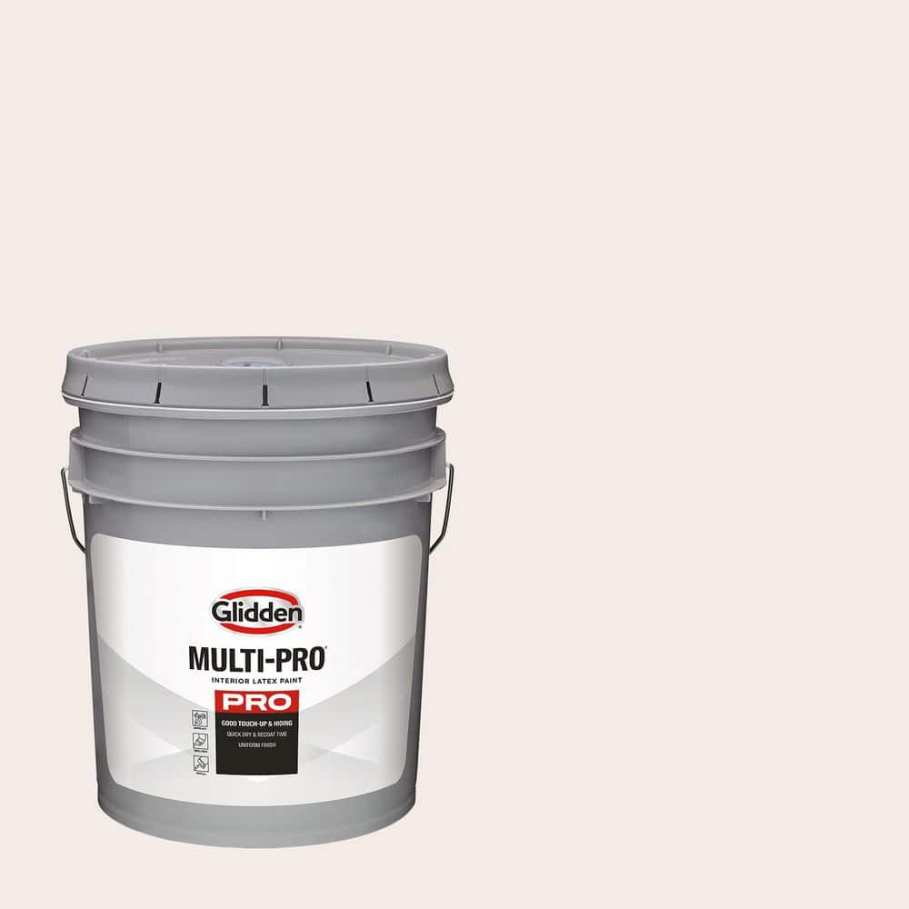 Glidden Multi-Pro 5 gal. PPG1055-1 Fresh Dough Semi-Gloss Interior Paint