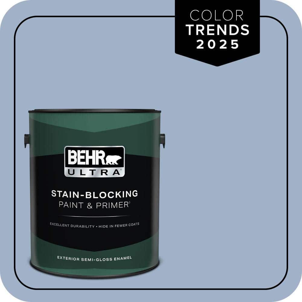 BEHR ULTRA 1 gal. #S530-3 Aerial View Semi-Gloss Enamel Exterior Paint & Primer