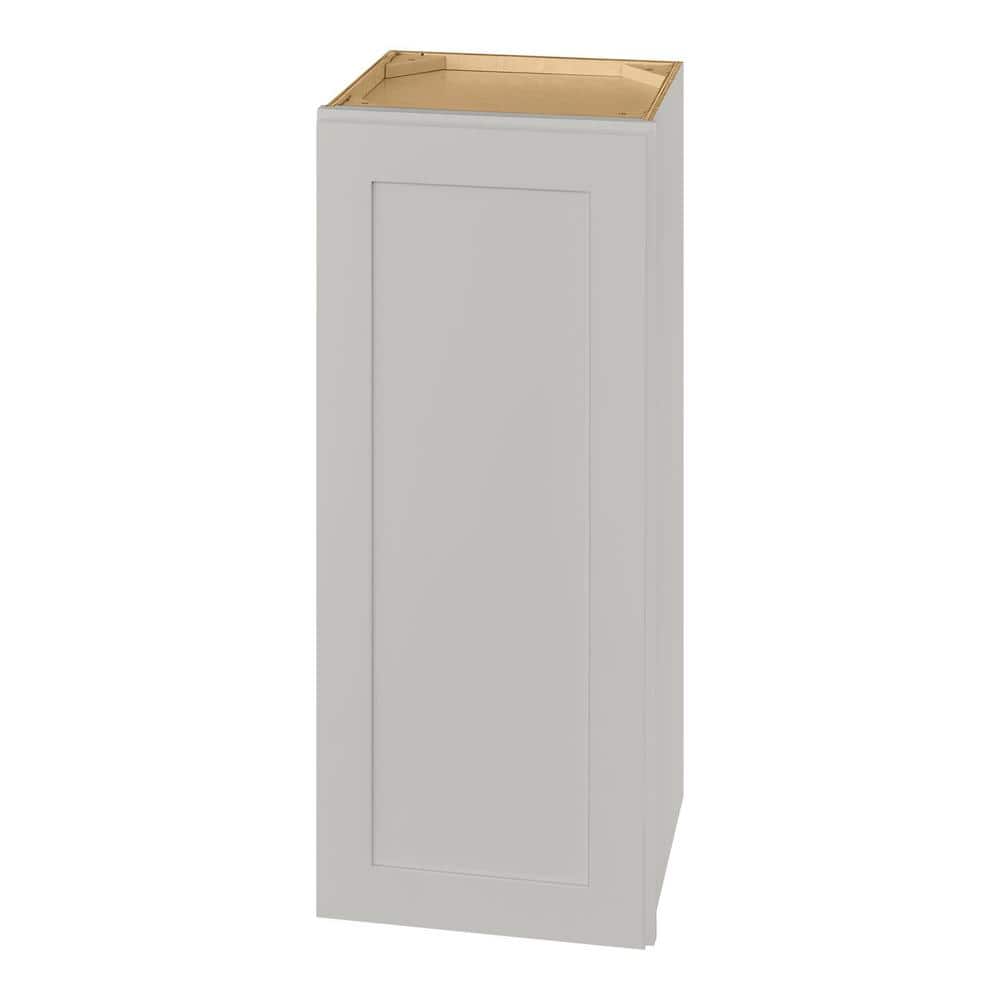 Hampton Bay Avondale 15 in. W x 12 in. D x 36 in. H Ready to Assemble Plywood Shaker Wall Kitchen Cabinet in Dove Gray