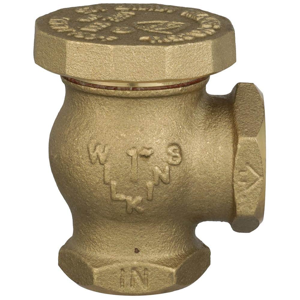 Wilkins 1 in. Brass Atmospheric Vacuum Breaker (3)