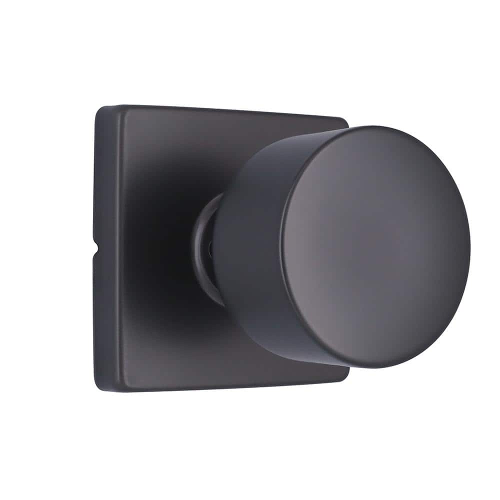 Home Decorators Collection Ridgeway Passage Door Knob with Square Rose
