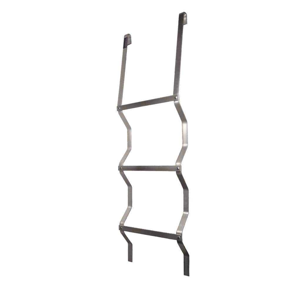 Adjust-A-Grate 3-Step Aluminum Window Well Escape Ladder