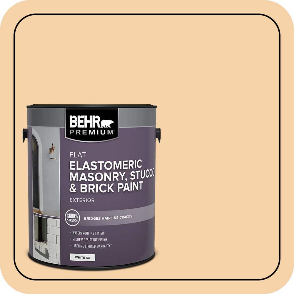 BEHR PREMIUM 1 gal. #MS-27 Sunshine Elastomeric Masonry, Stucco and Brick Exterior Paint (1)