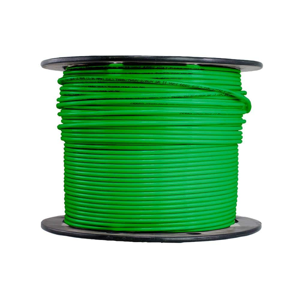 Cerrowire 500 ft.12 Gauge Green Solid CU THHN Wire (4)