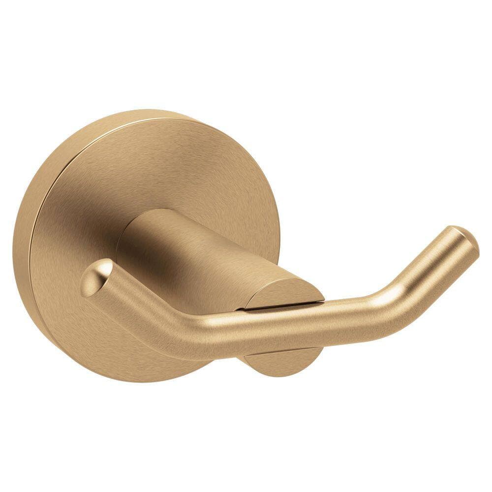 MOEN Arlys J-Hook Double Robe/Towel Hook in Bronzed Gold (1)