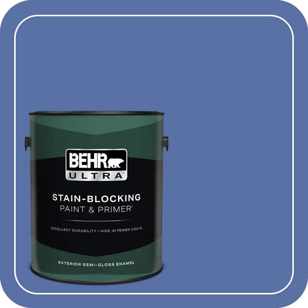 BEHR ULTRA 1 gal. #MQ5-47 Splendor and Pride Semi-Gloss Enamel Exterior Paint & Primer