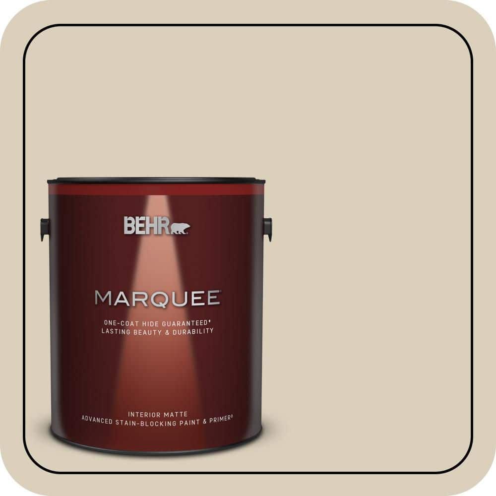BEHR MARQUEE 1 gal. #MQ3-15 Bell Tower One-Coat Hide Matte Interior Paint & Primer (1)