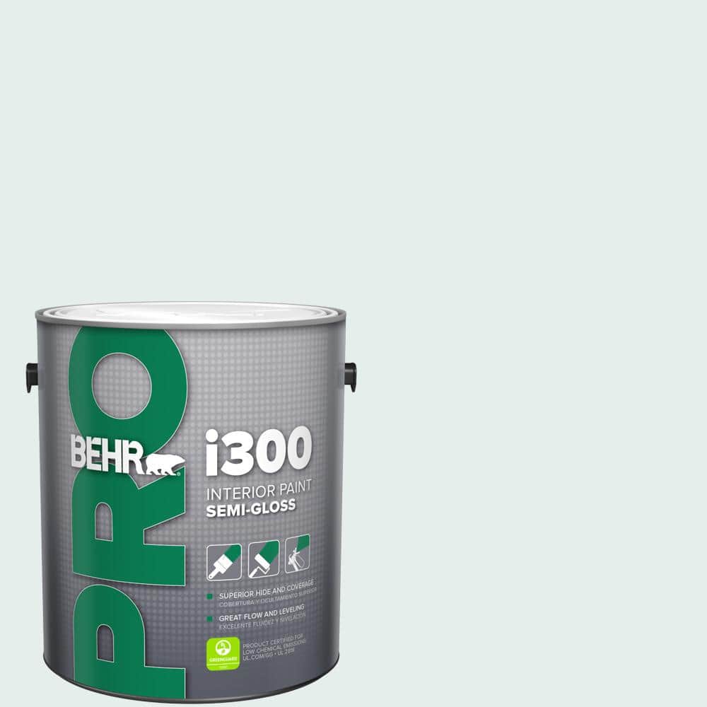 BEHR PRO 1 gal. #W-D-510 Waterfall Mist Semi-Gloss Interior Paint