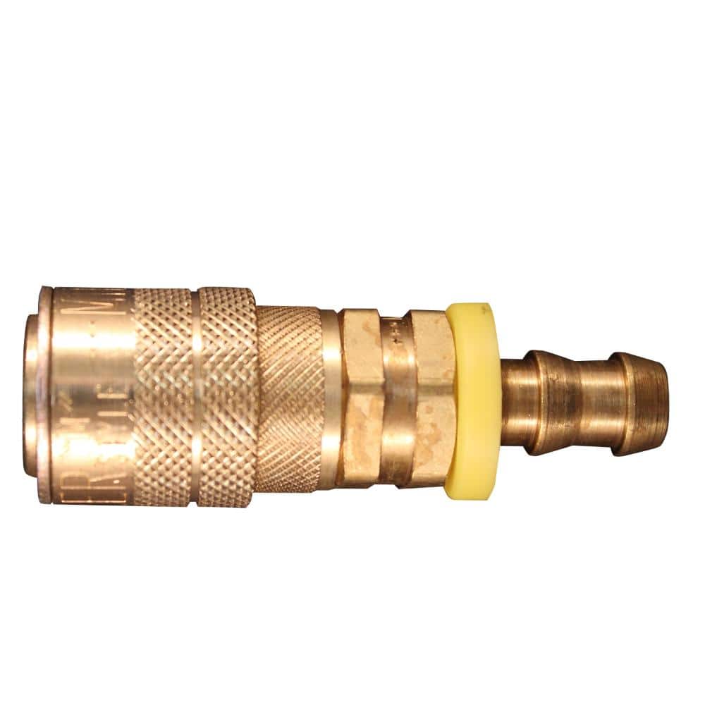 Milton 3/8 in. Hose Barb M-Style Push On and Lock Coupler (1)
