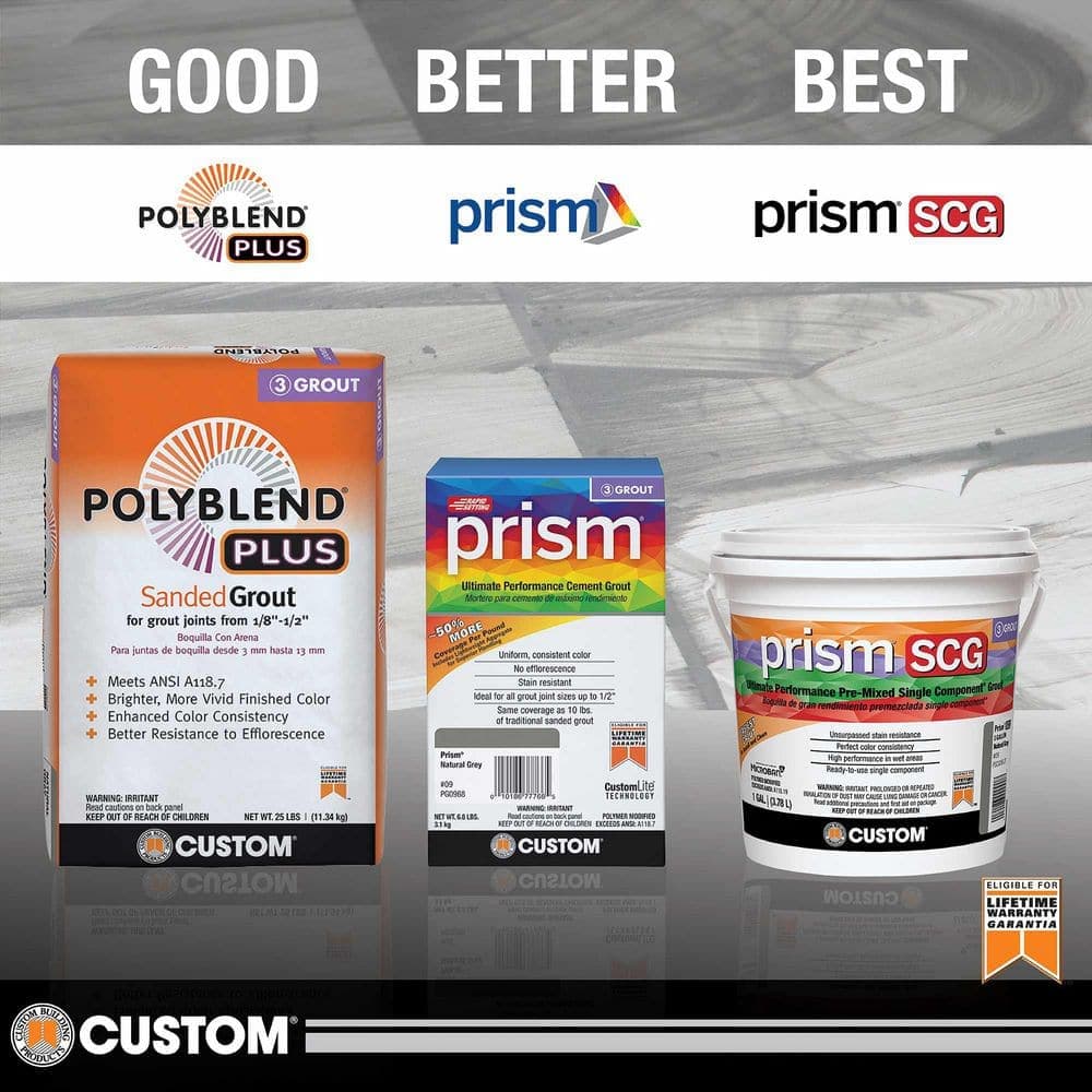 Custom Building Products Polyblend #11 Snow White 10.5 oz. Sanded Ceramic Tile Caulk (3)