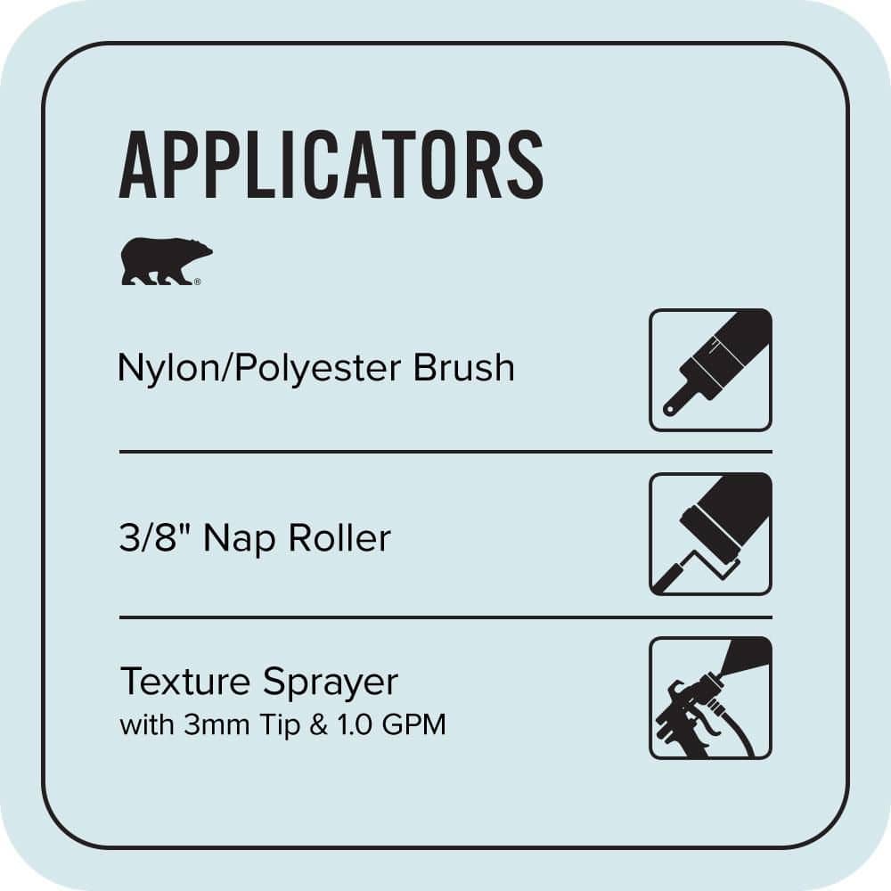 BEHR PREMIUM #S490-1 Textured Low-Lustre Enamel Interior/Exterior Porch and Patio Anti-Slip Floor Paint (4)