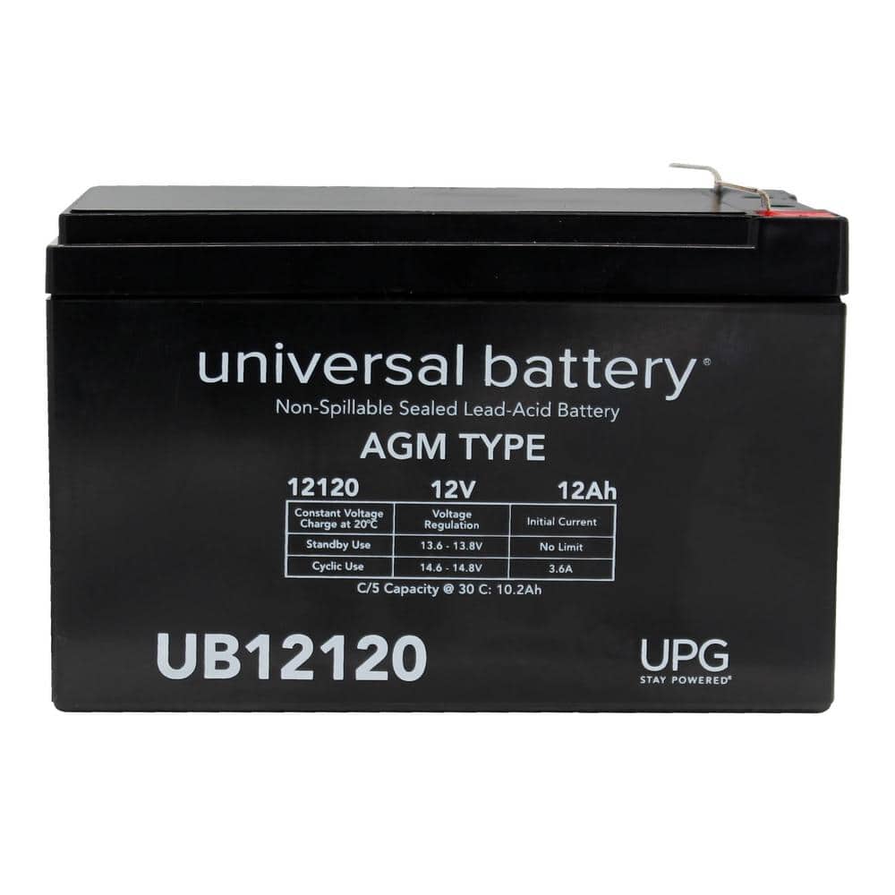UPG 12-Volt 12 Ah F2 Terminal Sealed Lead Acid (SLA) AGM Rechargeable Battery (3)
