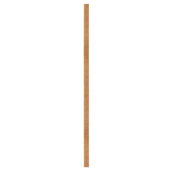 Hampton Bay Hampton 3 in. W x 91.5 in. H x 0.75 in. D Kitchen Cabinet Pantry Filler in Medium Oak (2)