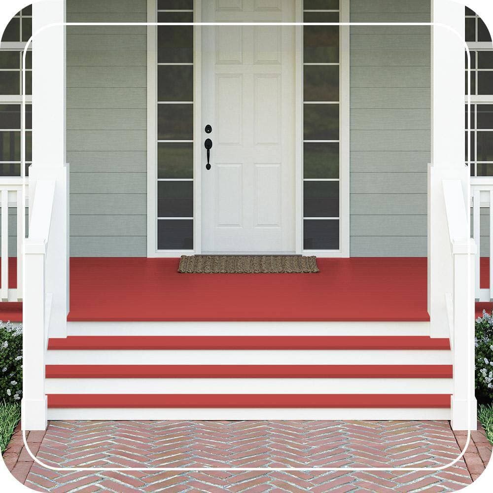 BEHR PREMIUM #P160-6 Textured Low-Lustre Enamel Interior/Exterior Porch and Patio Anti-Slip Floor Paint (2)
