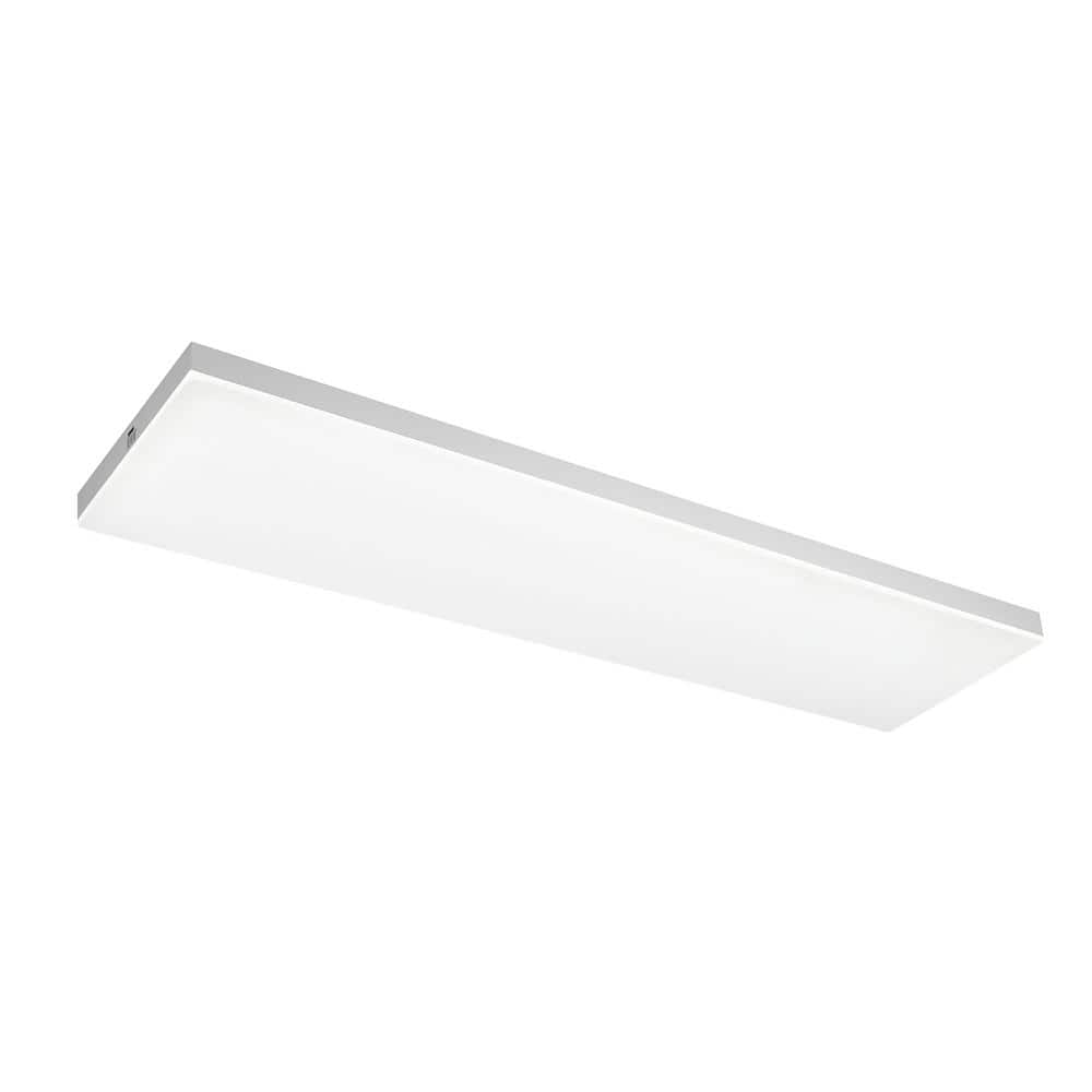 Commercial Electric 1-Pack 1 ft. x 4 ft. 40-Watt Dimmable White Integrated LED 4000 Lumens Frameless Flat Panel with Color Change 3CCT (2)