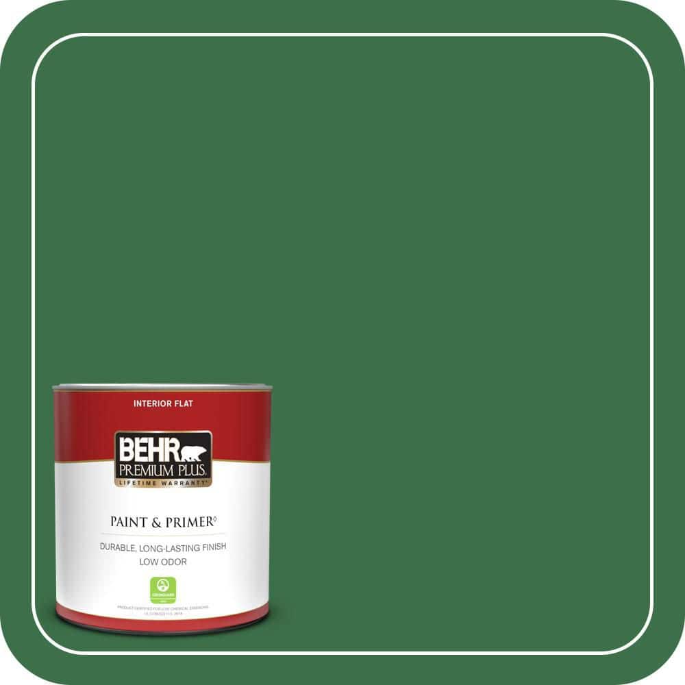 BEHR PREMIUM PLUS #S-H-450 Parsley Sprig Flat Low Odor & Primer