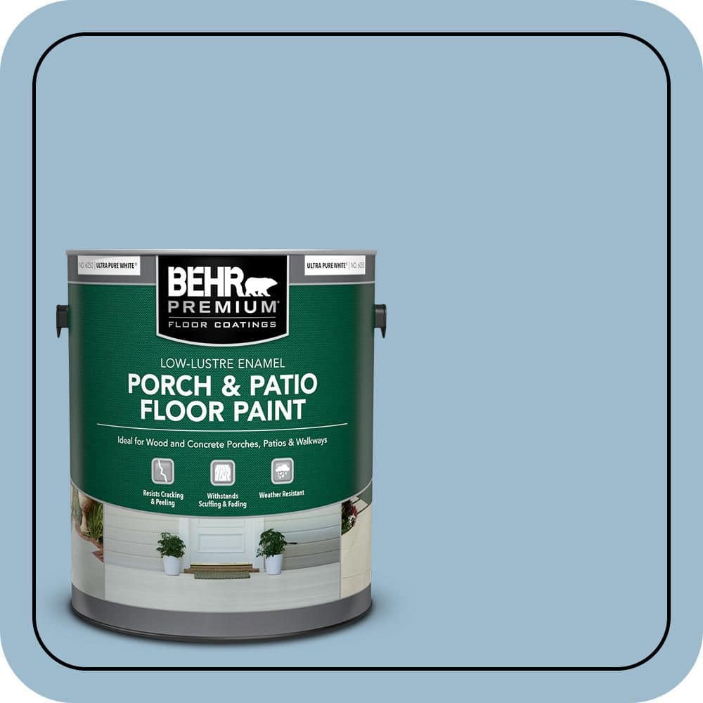BEHR PREMIUM #S500-3 Low-Lustre Enamel Interior/Exterior Porch and Patio Floor Paint (1)