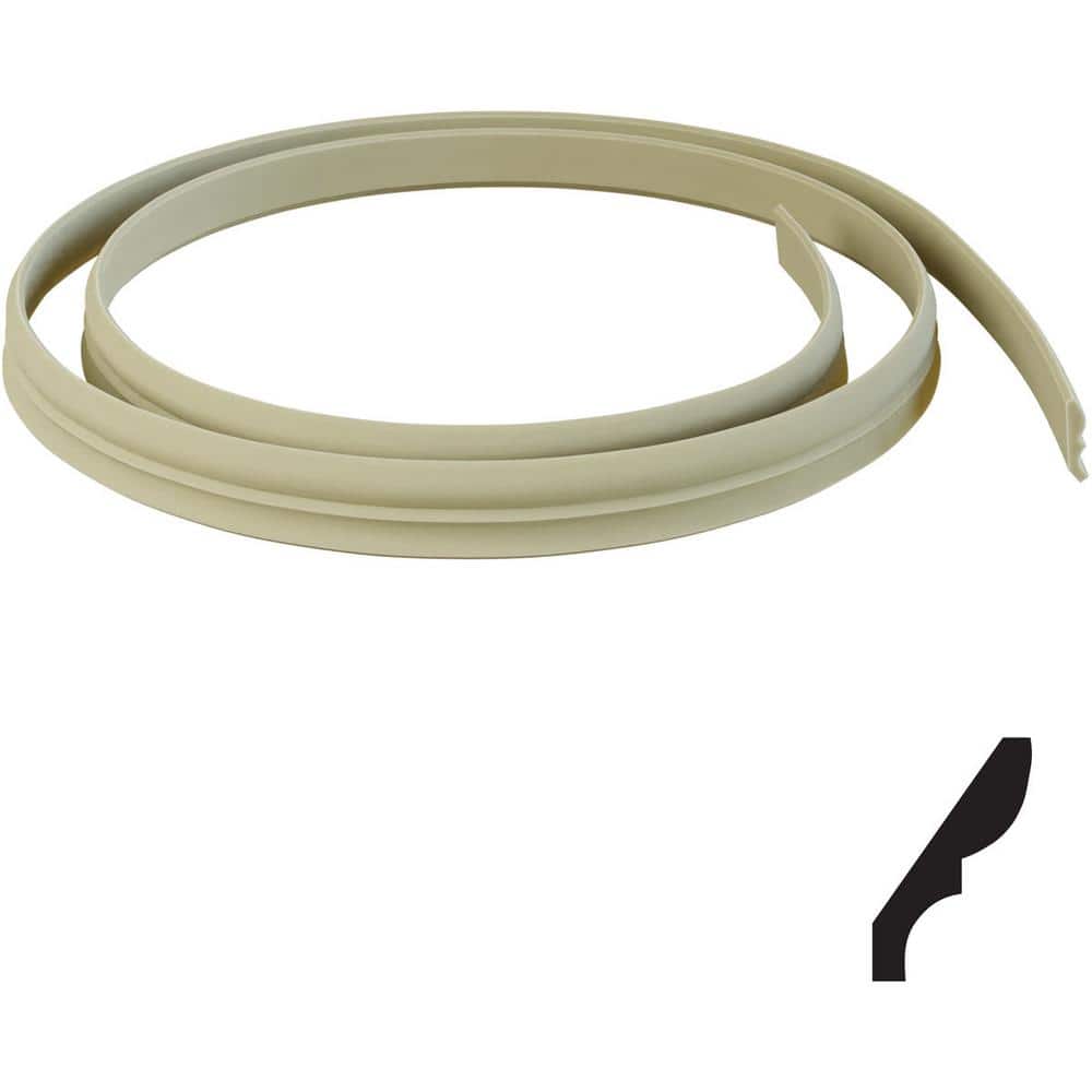 Ekena Millwork 9/16 in. x 144 in. x 2-3/4 in. Resin Crown Flexible Moulding (1)