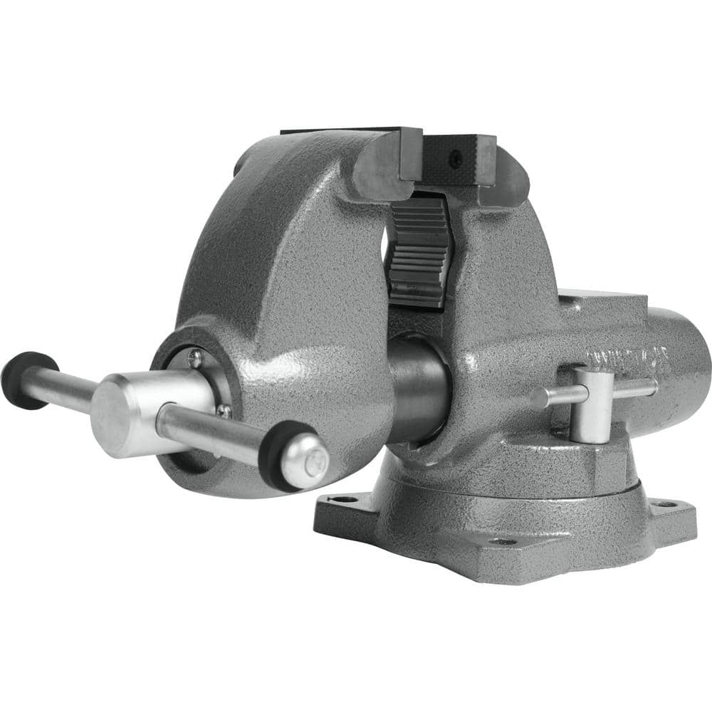 Unbranded Combination Pipe and Bench 3-1/2 in. Jaw Round Channel Vise with Swivel Base