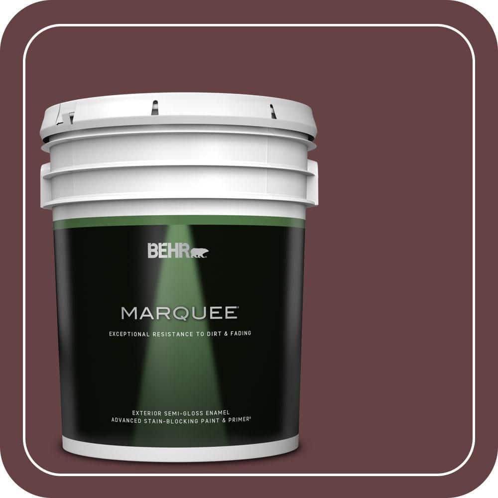 BEHR MARQUEE 5 gal. #T11-10 Wild Thing Semi-Gloss Enamel Exterior Paint & Primer