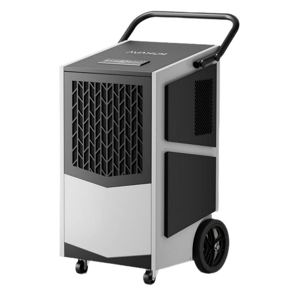 Atemomen 250 pt. 8,000 sq.ft. Bucketless Commercial Dehumidifier in White with Move Conveninet, Built-in Pump Drainage, Low Noise (1)