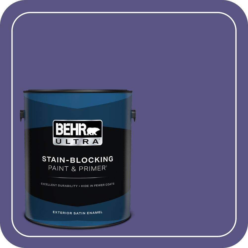 BEHR ULTRA 1 gal. #PPU16-01 Aurora Splendor Satin Enamel Exterior Paint & Primer