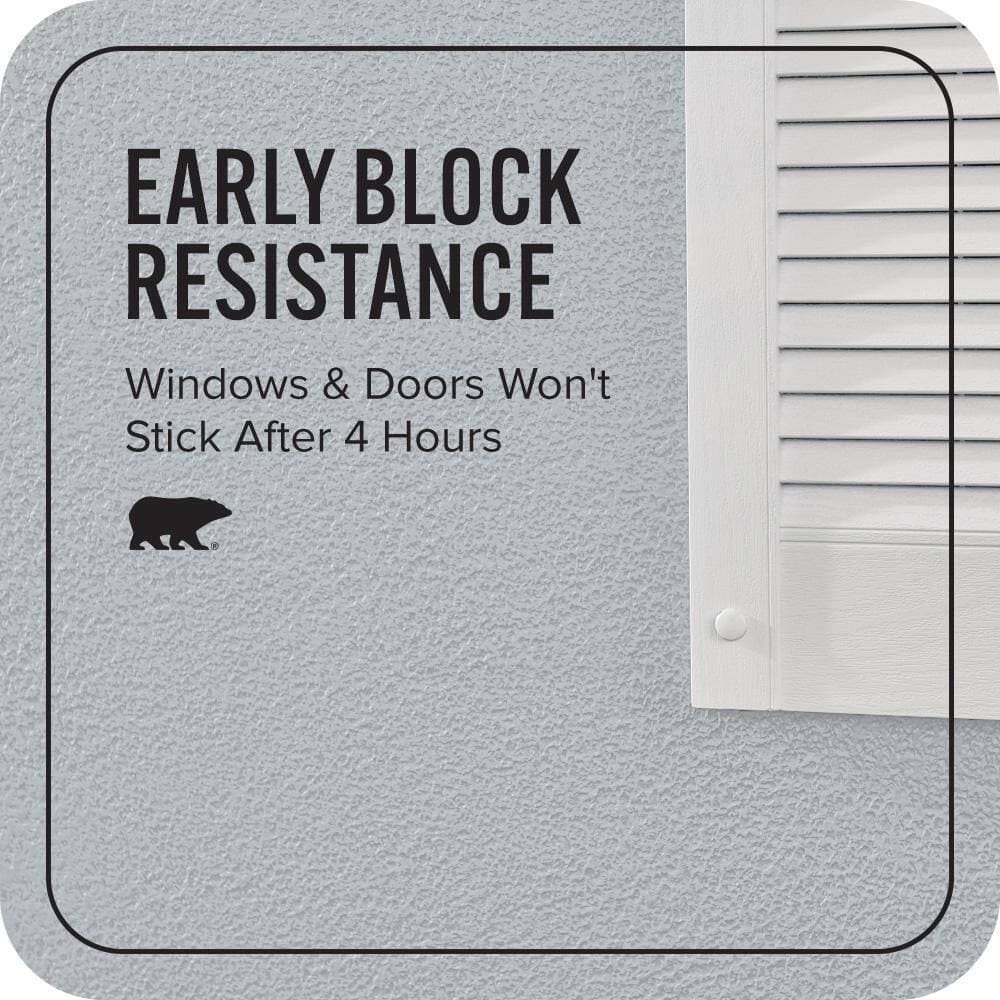 BEHR PREMIUM PLUS #750E-3 Skyline Steel Exterior Stain-Blocking Paint & Primer (3)