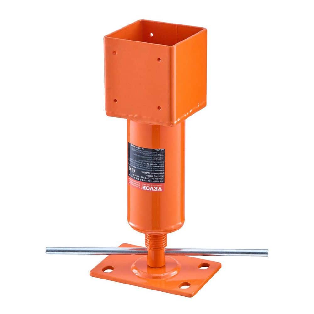 Laybus 4 in. x 4 in. 13.2 in. -18.7 in. Height Range Screw Jack Post,24700 lb. Adjustable Shore Jack, Temporary House Jack Pole
