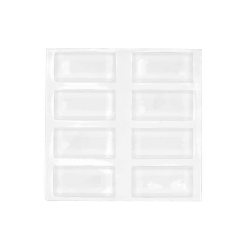 Everbilt 1/2 in. x 1 in. Clear Self-Adhesive Bumper (8-Pack) (3)