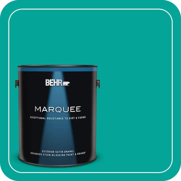 BEHR PREMIUM PLUS Home Decorators Collection #HDC-MD-22 Tropical Sea Enamel & Primer Color Sample (2)