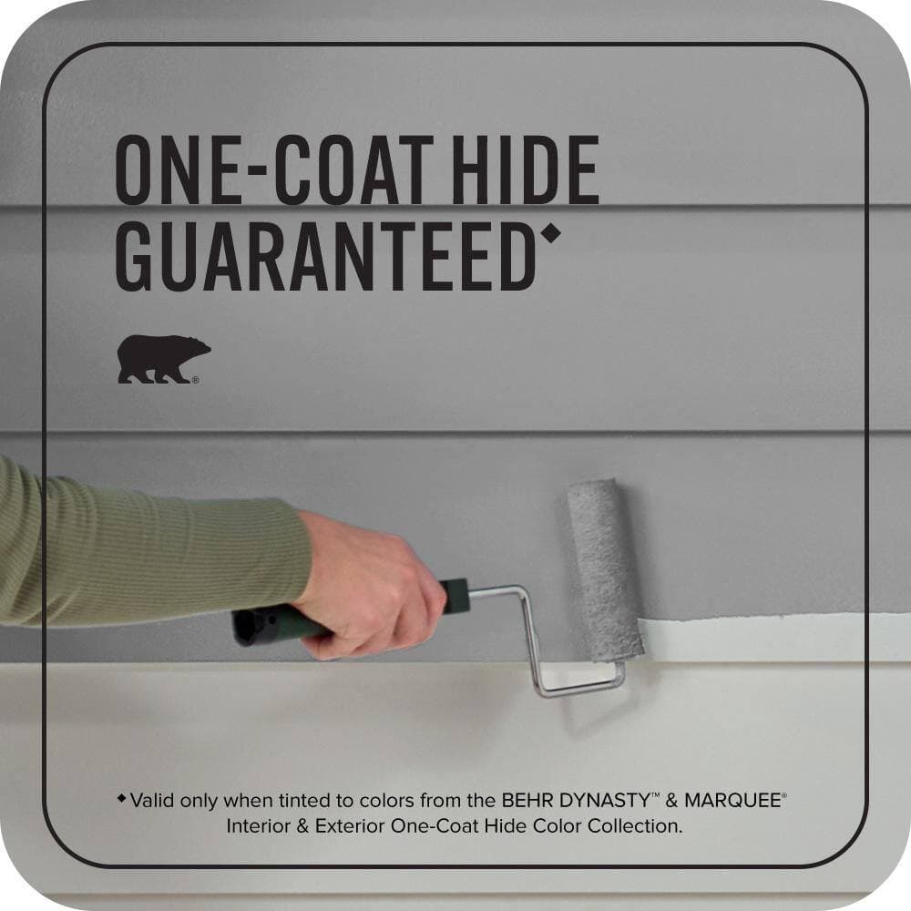 BEHR MARQUEE 1 gal. #N520-4 Cool Ashes Satin Enamel Exterior Paint & Primer (3)