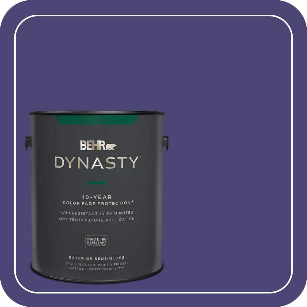 BEHR DYNASTY 1 gal. #MQ5-43 Dramatist Semi-Gloss Exterior Stain-Blocking Paint & Primer