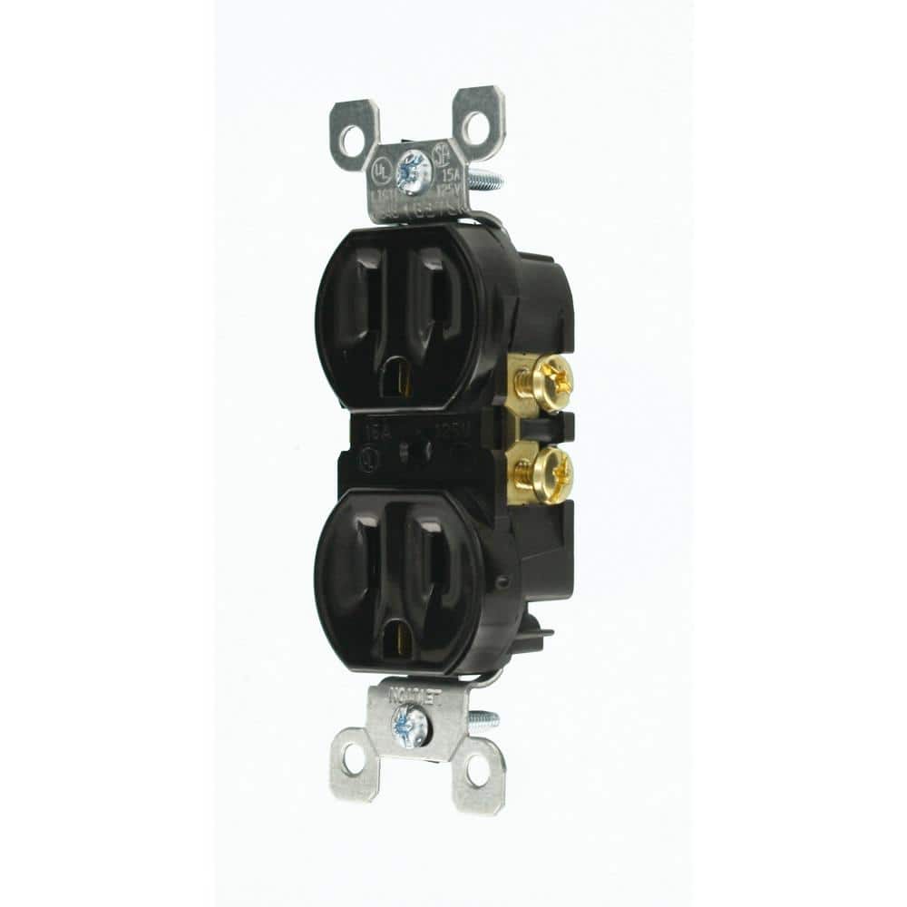 Leviton Amp 125 V Duplex Outlet/Receptacle, (1-Pack) (3)